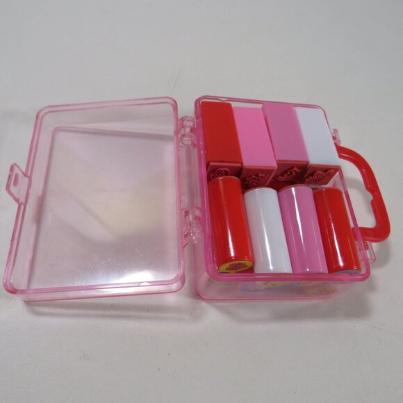 80s (16) Tiny Rubber Stamps in plastic suitcase - Picture 3 of 7